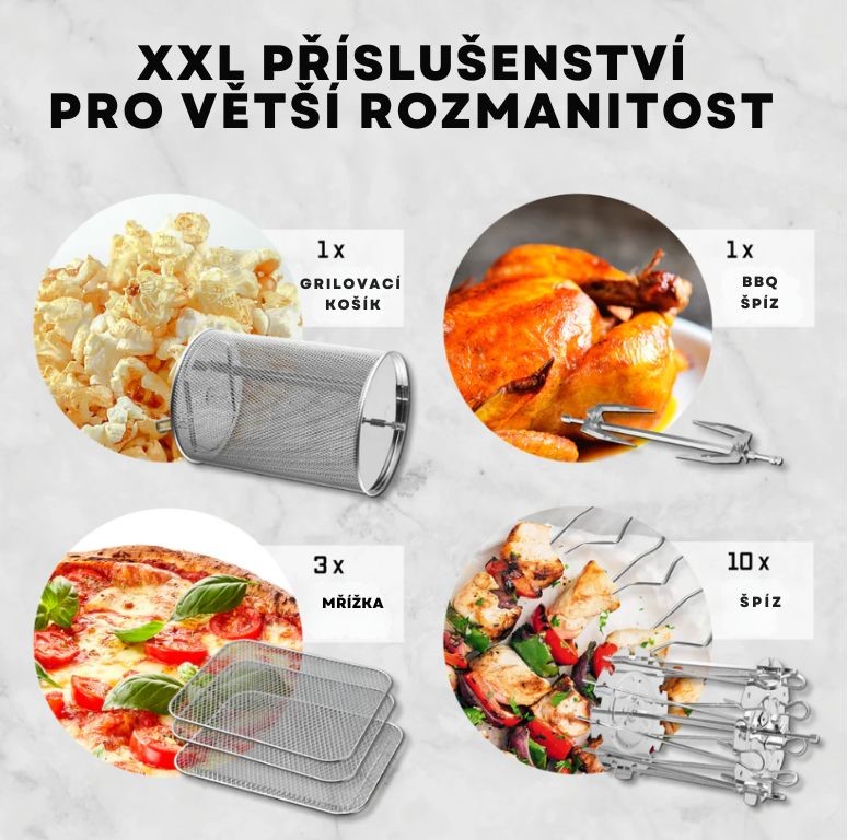 GourmetMaxx Horkovzdušná trouba 16409 (3)